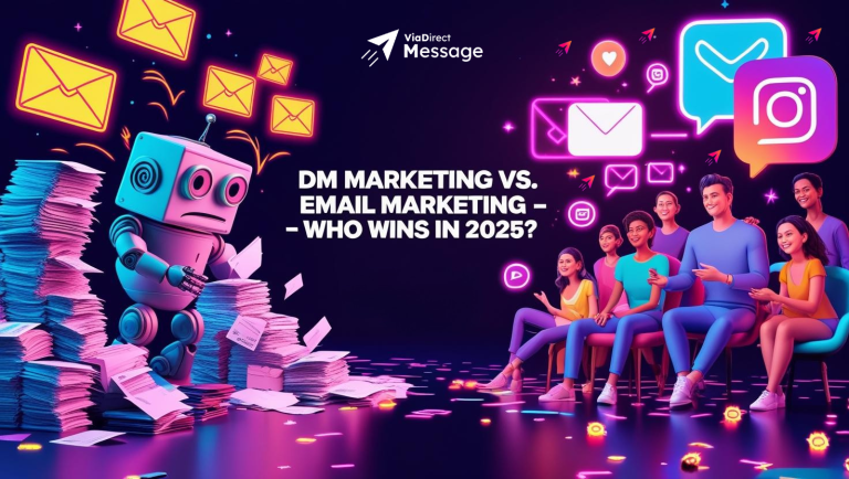 DM Marketing vs. Email Marketing: Which Delivers Better ROI in 2025 (and How ViaDM Gives You the Edge)