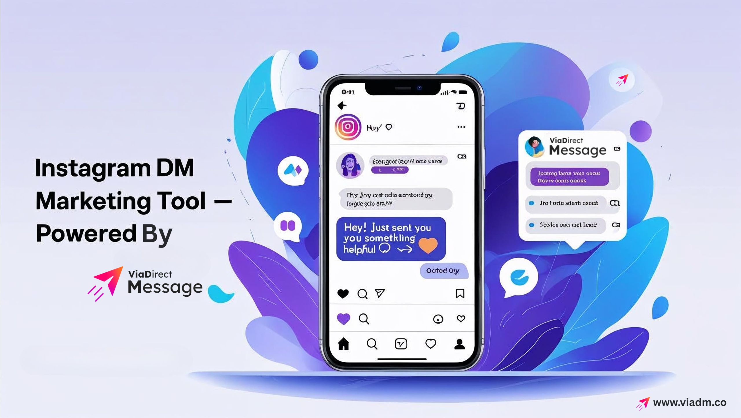 Instagram DM marketing tool used for business growth and lead generation in 2025 with ViaDM.
