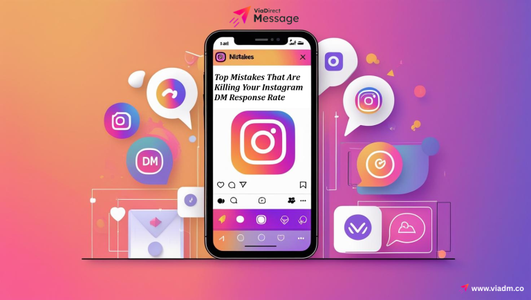 Top mistakes lowering Instagram DM response rates: delayed replies, generic messages, overly salesy language, and tips to improve engagement.