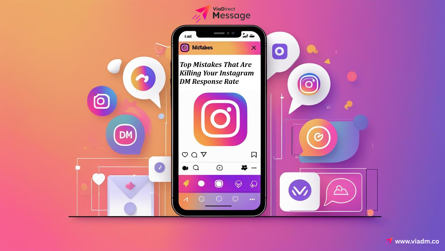 Top mistakes lowering Instagram DM response rates: delayed replies, generic messages, overly salesy language, and tips to improve engagement.
