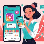 Instagram DM marketing example showing a business using direct messages to grow