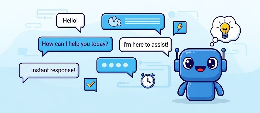 Illustration of Instagram DM automation tool connecting brand with customers for faster responses