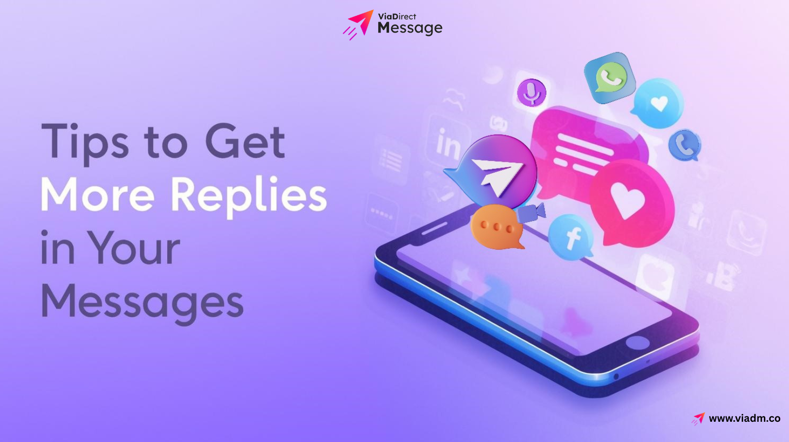How to Get More Replies in Your Messages — Instagram DM engagement illustration.