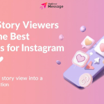 Instagram Story viewers targeted with DM marketing illustration