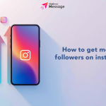 Instagram growth concept with increasing followers