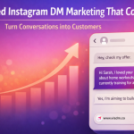 Personalized Instagram DM marketing example showing conversational outreach and conversion growth