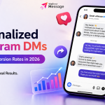 Personalized Instagram DMs increase conversion rates illustration