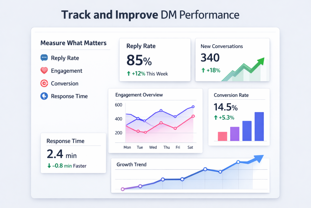 how to get more replies on instagram dms analytics dashboard