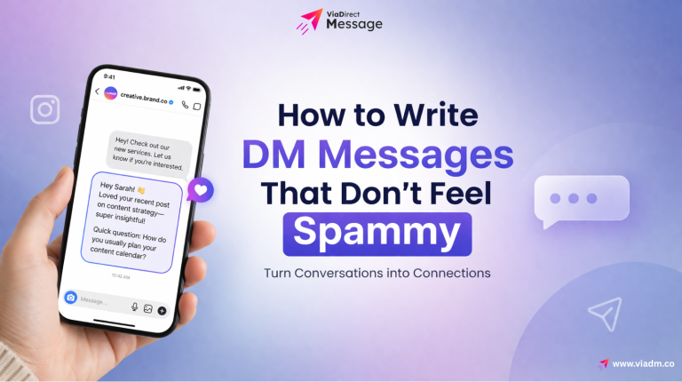 How to write DM messages that don’t feel spammy illustration