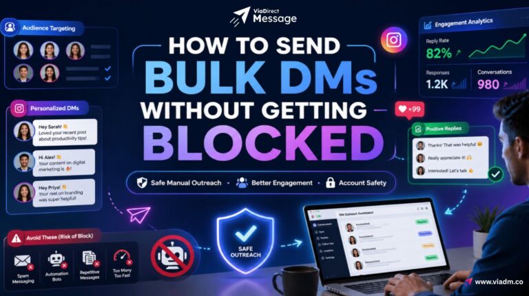 How to send bulk DMs without getting blocked on Instagram safely