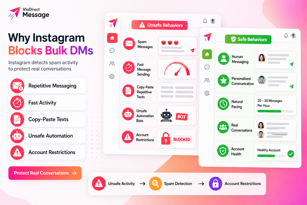 Instagram spam detection system for bulk direct messages