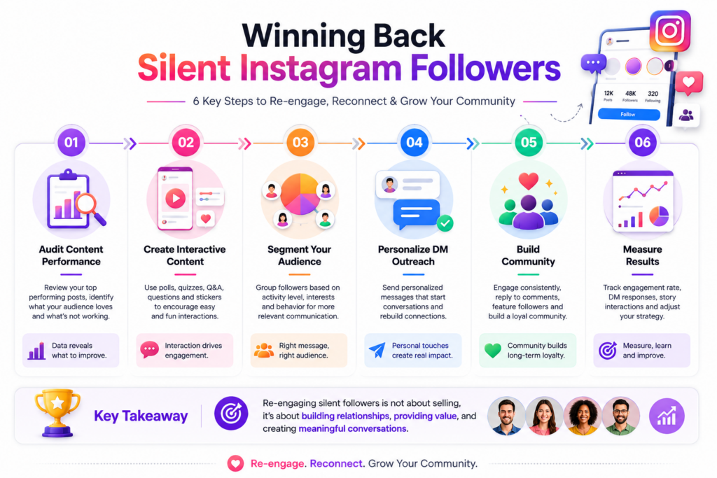 Key strategies for re-engaging silent Instagram followers