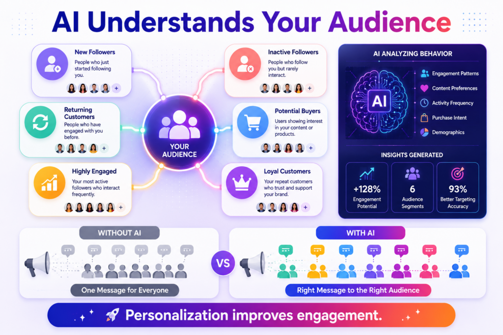 AI audience segmentation improves Instagram marketing personalization
